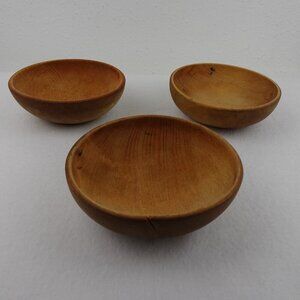Vintage Salad Bowl 3 Piece Set 6" Diameter Made Japan Individual Round